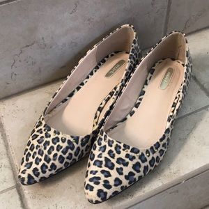 Leopard Print Flats Size 8